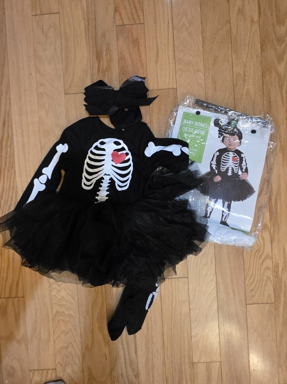 Skeleton Toddler Halloween Costume